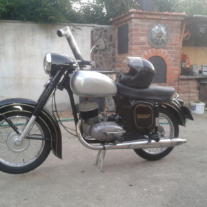 ČZ 125 typ 453 z roku 1961 - První ladění motoru 42 ČZ 125 typ 453 z roku 1961 - První ladění motoru 42