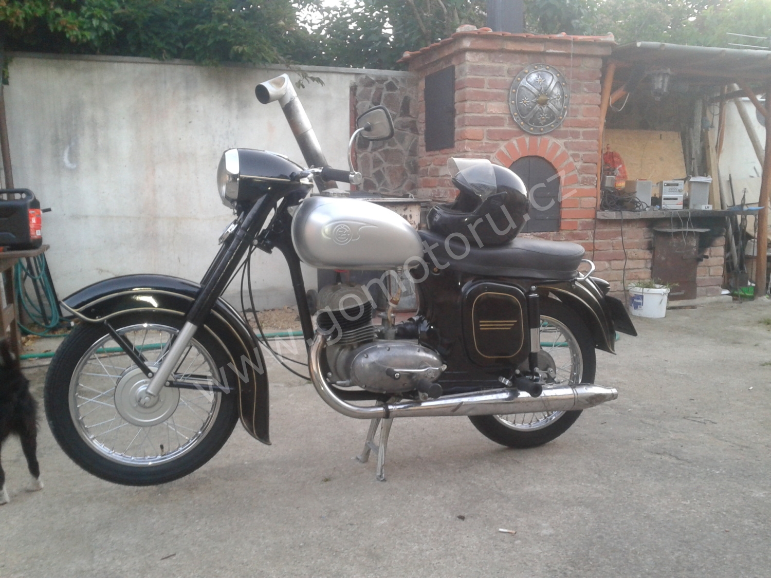 ČZ 125 typ 453 z roku 1961 - První ladění motoru 41 ČZ 125 typ 453 z roku 1961 - První ladění motoru 41