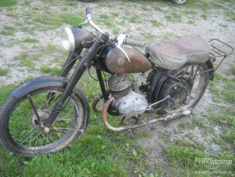 ČZ 150 C z roku 1951 – Původní stav 1