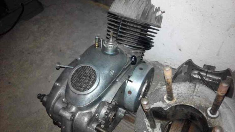 ČZ 150 C z roku 1951 – Motor po GO 2