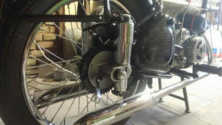 ČZ 150 C z roku 1951 – Skládání 2