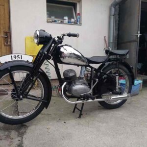 ČZ 150 C z roku 1951 – Skládání 9