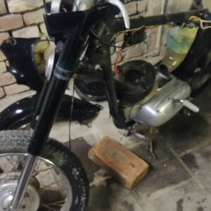 ČZ 125 typ 453 z roku 1961 – Rozebírání 9