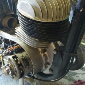 ČZ 125 typ 453 z roku 1961 – Rozebírání motoru 1