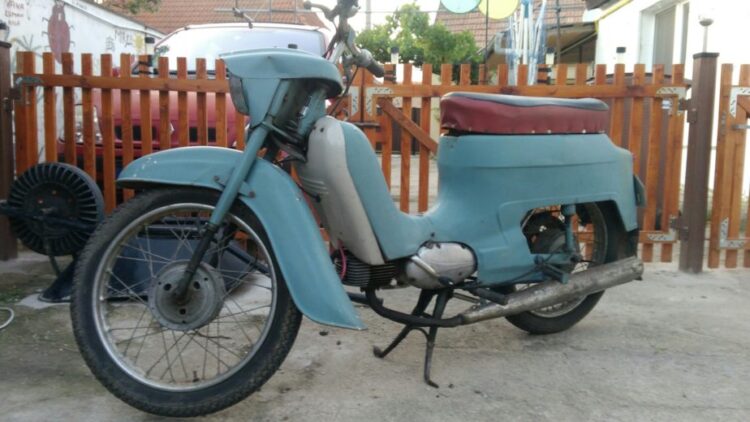 Jawa 50 typ 20 z roku 1978 – Původní stav 1