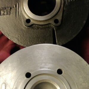 ČZ 125 typ 453 z roku 1961 – Zarovnání hlavy 2