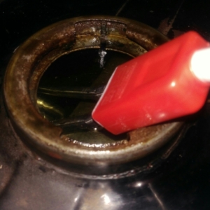 ČZ 125 typ 453 z roku 1961 - Čištění nádrže 111 ČZ 125 typ 453 z roku 1961 - Čištění nádrže 106