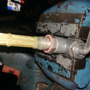 ČZ 125 typ 453 z roku 1961 - Čištění nádrže 116 ČZ 125 typ 453 z roku 1961 - Čištění nádrže 111