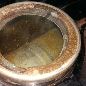 ČZ 125 typ 453 z roku 1961 - Čištění nádrže 108 ČZ 125 typ 453 z roku 1961 - Čištění nádrže 103