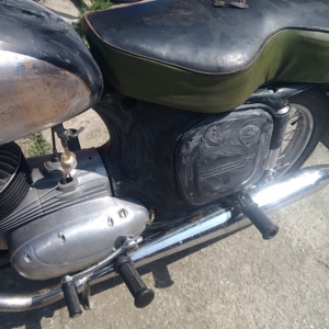 ČZ 125 typ 453 z roku 1961 - Leštění laku 127 ČZ 125 typ 453 z roku 1961 - Leštění laku 121