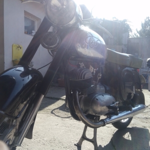 ČZ 125 typ 453 z roku 1961 - Leštění laku 130 ČZ 125 typ 453 z roku 1961 - Leštění laku 124