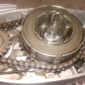 ČZ 125 typ 453 z roku 1961 - Skládání motoru 65 ČZ 125 typ 453 z roku 1961 - Skládání motoru 60