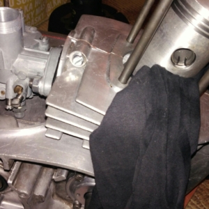 ČZ 125 typ 453 z roku 1961 - Skládání motoru 78 ČZ 125 typ 453 z roku 1961 - Skládání motoru 73