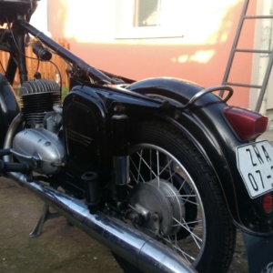 ČZ 125 typ 453 z roku 1961 - Skládání rámu 95 ČZ 125 typ 453 z roku 1961 - Skládání rámu 90
