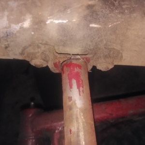 ČZ 175 typ 470 z roku 1968 - Práce na rámu 10 ČZ 175 typ 470 z roku 1968 - Práce na rámu 10