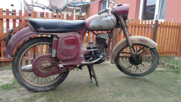 ČZ 175 typ 470 z roku 1968 – Původní stav 1