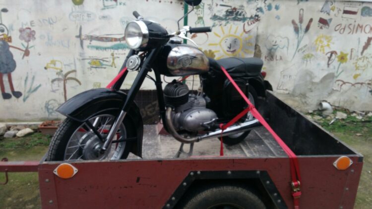 ČZ 125 typ 453 z roku 1961 – Hotová stk 2