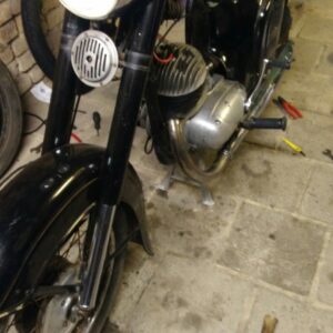 ČZ 125 typ 453 z roku 1961 – Skládání rámu 5
