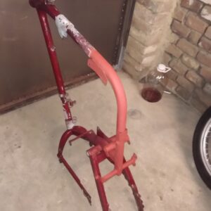 ČZ 175 typ 470 z roku 1968 – Práce na rámu 14
