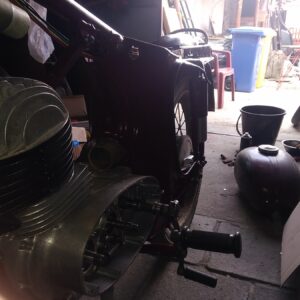 ČZ 175 typ 470 z roku 1968 – Skládání rámu 21