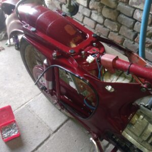 ČZ 175 typ 470 z roku 1968 – Skládání rámu – pokračování 3