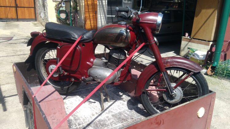 ČZ 175 typ 470 z roku 1968 – Hotová STK 3