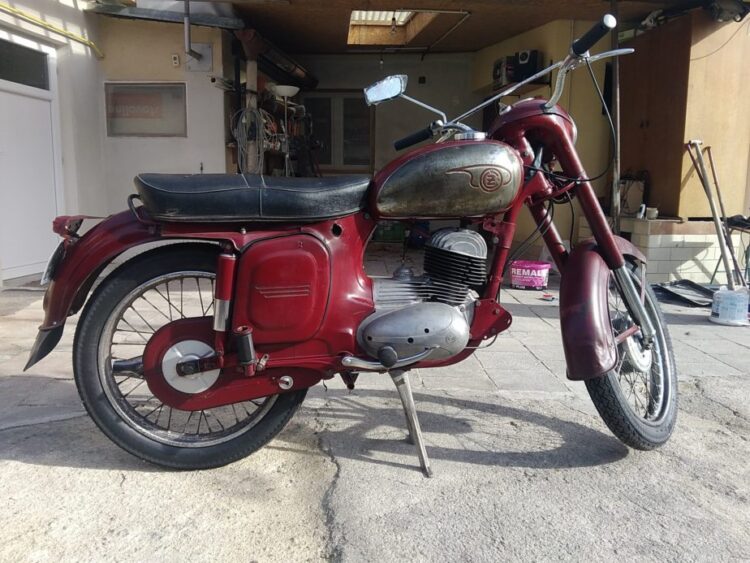 ČZ 175 typ 470 z roku 1968 – Hotovo 4