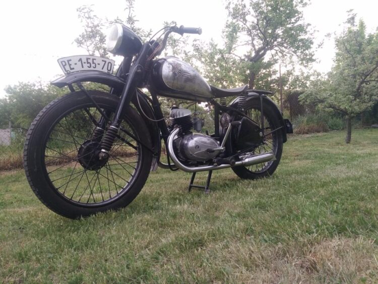 ČZ 125 T z roku 1948 – Původní stav 1