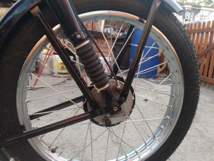ČZ 150 C z roku 1951 – Dodělávky 8