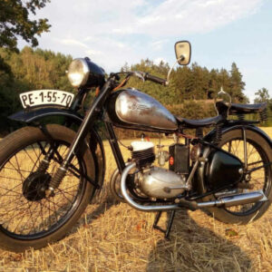 ČZ 125 T z roku 1948 – Druhá projížďka 10