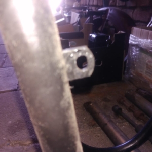 ČZ 125 T z roku 1948 - Práce na rámu 71 ČZ 125 T z roku 1948