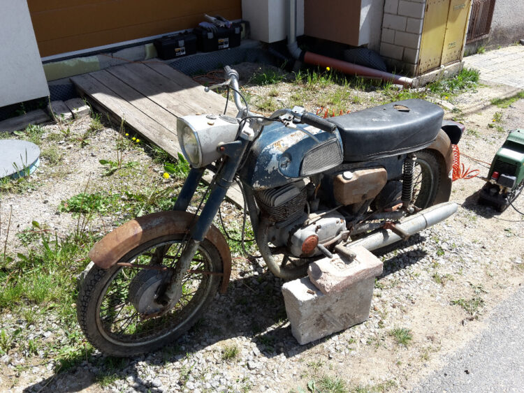 ČZ 175 typ 477 z roku 1970 – Původní stav 1