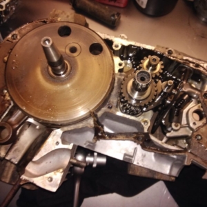 ČZ 175 typ 470 z roku 1968 - Půlení motoru 2 ČZ 175 typ 470 z roku 1968