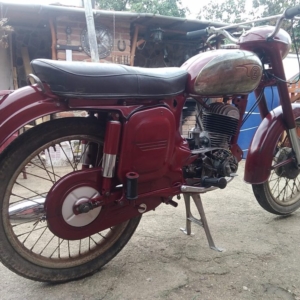 ČZ 175 typ 470 z roku 1968 - Skládání rámu - pokračování 8 ČZ 175 typ 470 z roku 1968