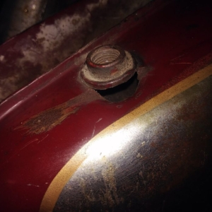 ČZ 175 typ 470 z roku 1968 - Oprava nádrže 2 ČZ 175 typ 470 z roku 1968