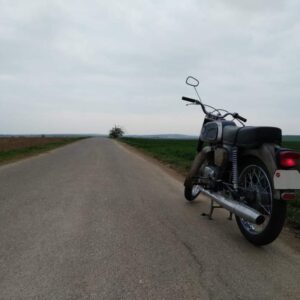 ČZ 175 typ 477 z roku 1970 – První projížďka 1