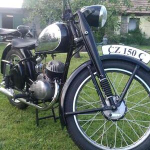 ČZ 150 C z roku 1951 – Rok po dokončené renovaci 1