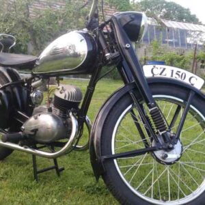 ČZ 150 C z roku 1951 – Rok po dokončené renovaci 2