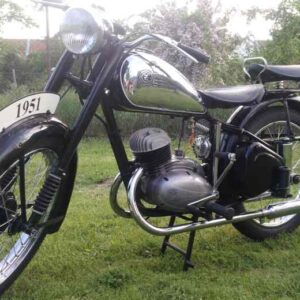 ČZ 150 C z roku 1951 – Rok po dokončené renovaci 5