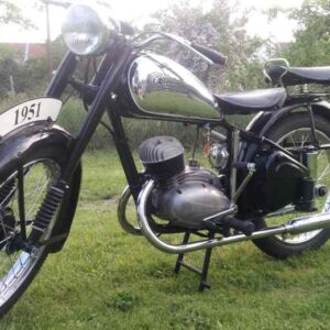 ČZ 150 C z roku 1951 – Rok po dokončené renovaci 6