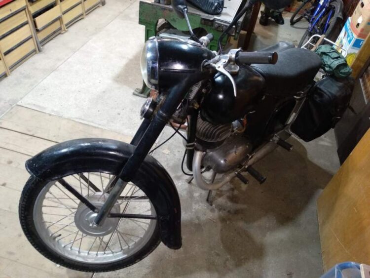 ČZ 250 typ 455 z roku 1961 – Původní stav 5