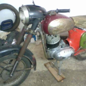 ČZ 125 typ 453 z roku 1961 - Původní stav 2 ČZ 125 typ 453 z roku 1961 - Původní stav 2