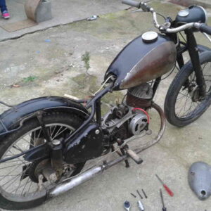 ČZ 150 C z roku 1951 - Poprvé doma 6 ČZ 150 C z roku 1951 - Poprvé doma 5