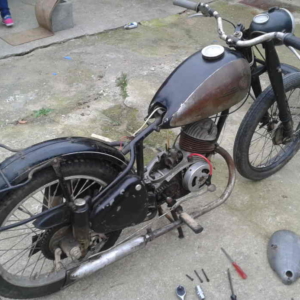 ČZ 150 C z roku 1951 - Poprvé doma 2 ČZ 150 C z roku 1951 - Poprvé doma 2