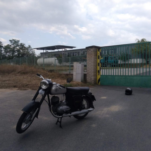 ČZ 125 typ 453 z roku 1961 - Srpnová projížďka 88 ČZ 125 typ 453 z roku 1961 - Srpnová projížďka 88