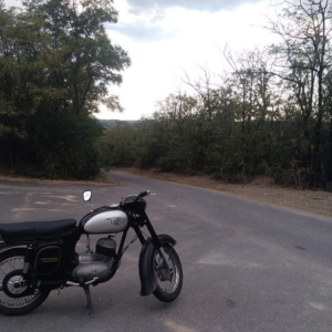 ČZ 125 typ 453 z roku 1961 - Srpnová projížďka 89 ČZ 125 typ 453 z roku 1961 - Srpnová projížďka 89