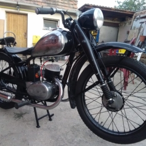 ČZ 125 T z roku 1948 - Hotovo 131 ČZ 125 T z roku 1948