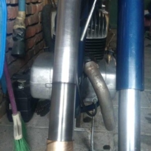 ČZ 175 typ 477 z roku 1970 - Výměna gufer matic přední vidlice 388 ČZ 175 typ 477 z roku 1970