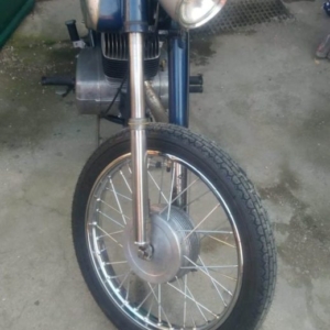 ČZ 175 typ 477 z roku 1970 - Výměna gufer matic přední vidlice 389 ČZ 175 typ 477 z roku 1970