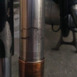 ČZ 125 typ 453 z roku 1961 - Přední vidlice 4 ČZ 125 typ 453 z roku 1961